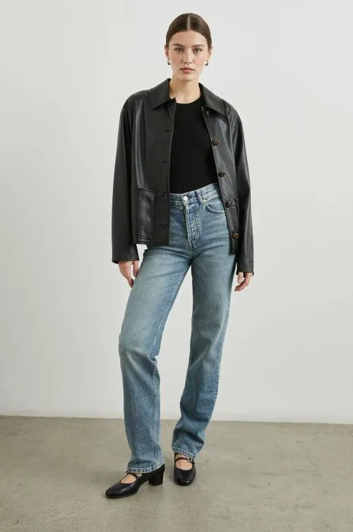 Women Rails Jackets and Coats Haisley Jacket Black Women Rails Jackets and Coats Haisley Jacket Black