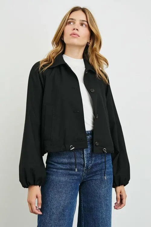 Women Rails Jackets and Coats North Jacket Black Twill