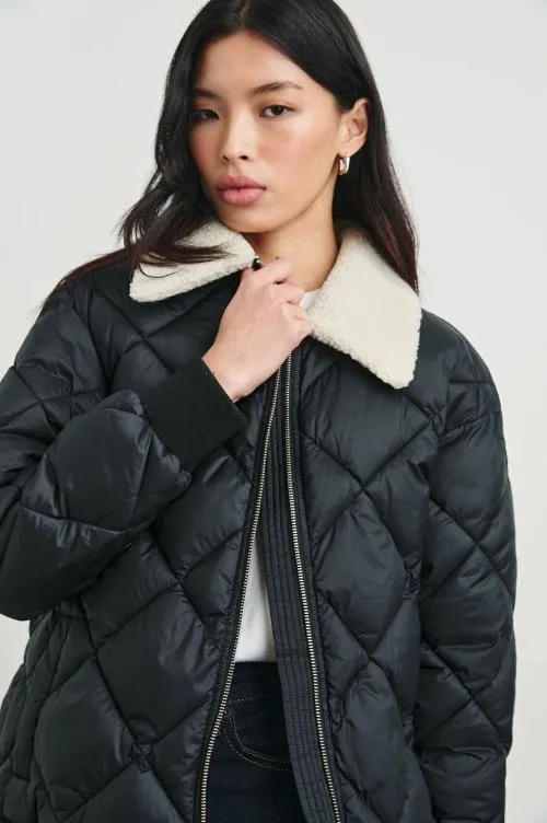 Women Rails Jackets and Coats Shay Jacket Black Women Rails Jackets and Coats Shay Jacket Black