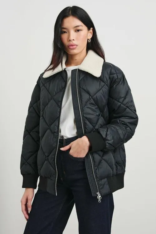 Women Rails Jackets and Coats Shay Jacket Black Women Rails Jackets and Coats Shay Jacket Black