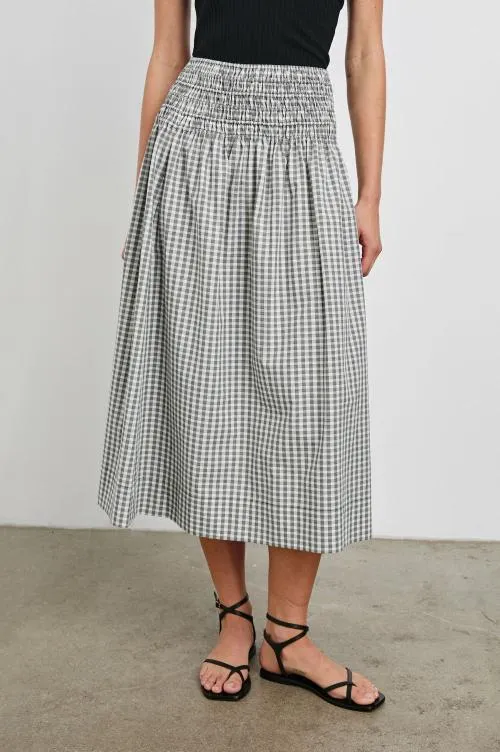 Women Rails Skirts Alessa Skirt Ivory Jet Gingham