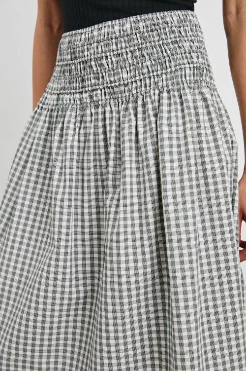 Women Rails Skirts Alessa Skirt Ivory Jet Gingham