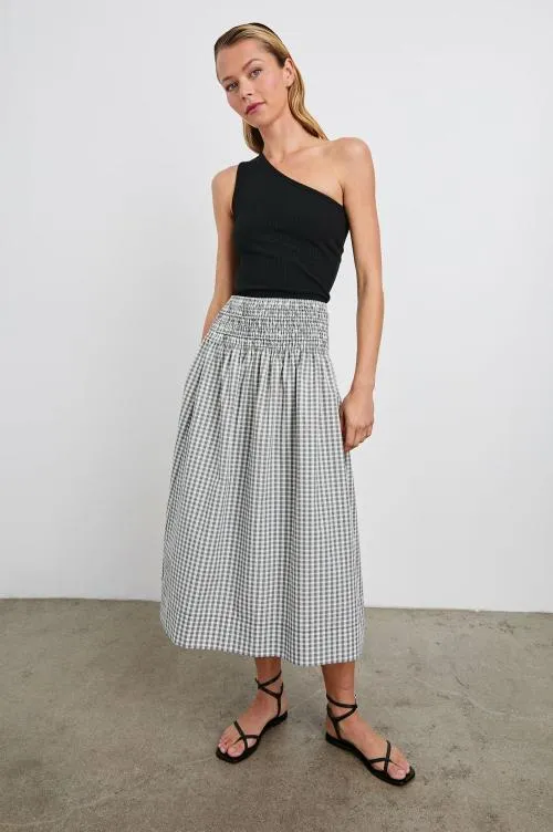Women Rails Skirts Alessa Skirt Ivory Jet Gingham