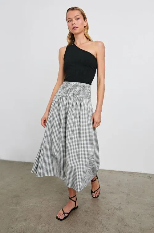Women Rails Skirts Alessa Skirt Ivory Jet Gingham