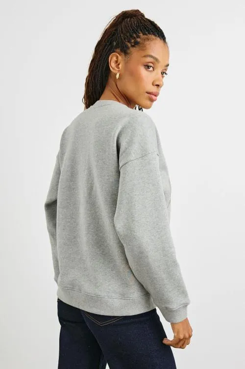 Women Rails Sleepwear and Lounge The Varsity Sweatshirt London Glitter Women Rails Sleepwear and Lounge The Varsity Sweatshirt London Glitter