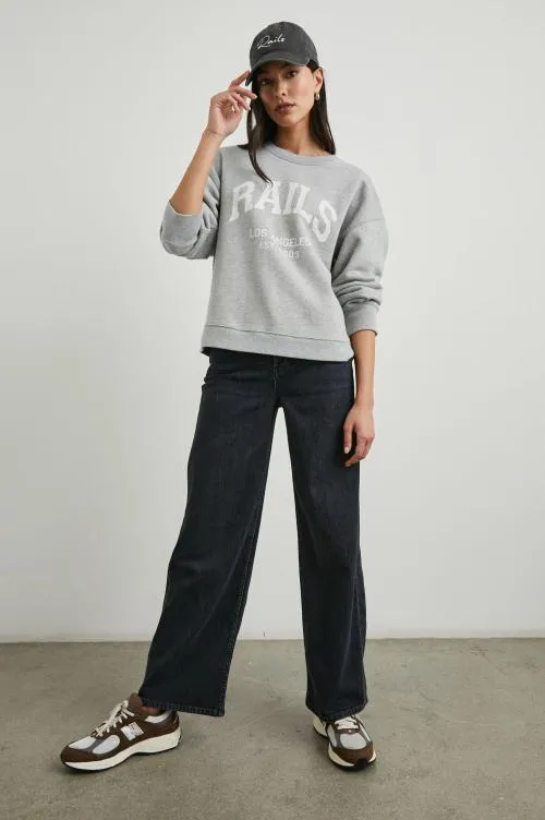 Women Rails Sweaters Anniversary Sweatshirt Heather Grey