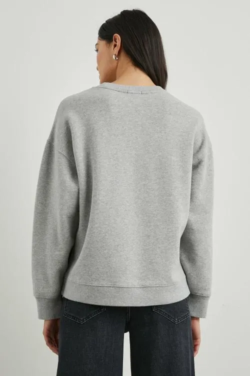 Women Rails Sweaters Anniversary Sweatshirt Heather Grey Women Rails Sweaters Anniversary Sweatshirt Heather Grey