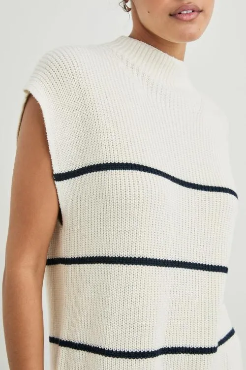 Women Rails Sweaters Etta Sweater Ivory Navy Stripe Women Rails Sweaters Etta Sweater Ivory Navy Stripe