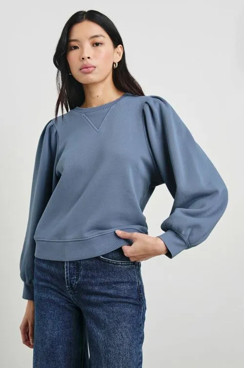Women Rails Sweaters Tiffany Sweatshirt Faded Periwinkle