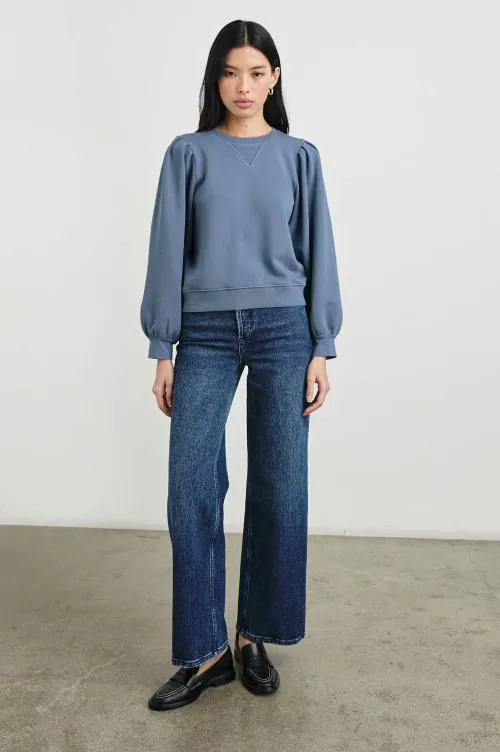 Women Rails Sweaters Tiffany Sweatshirt Faded Periwinkle