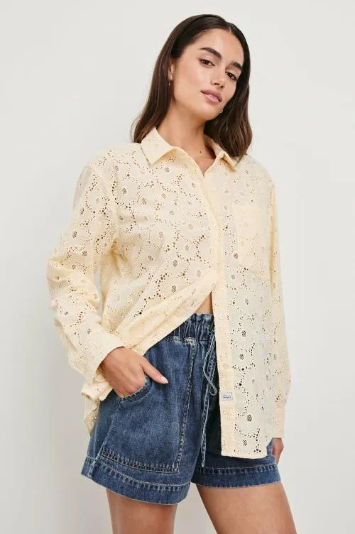 Women Rails Tops Arlo Shirt Cream Floral