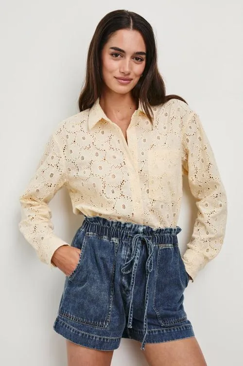 Women Rails Tops Arlo Shirt Cream Floral