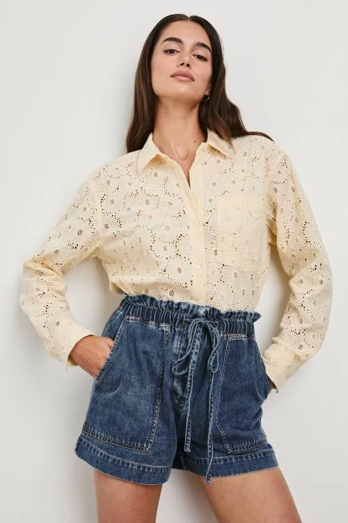 Women Rails Tops Arlo Shirt Cream Floral