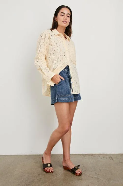 Women Rails Tops Arlo Shirt Cream Floral