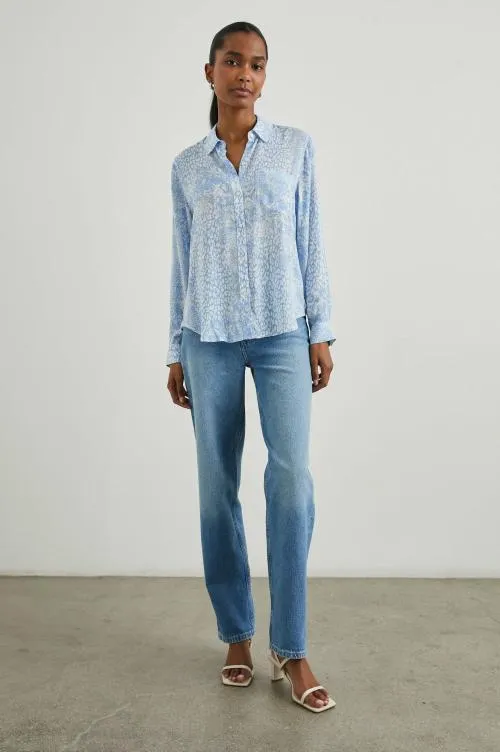 Women Rails Tops Josephine Shirt Aqua Mixed Animals Women Rails Tops Josephine Shirt Aqua Mixed Animals