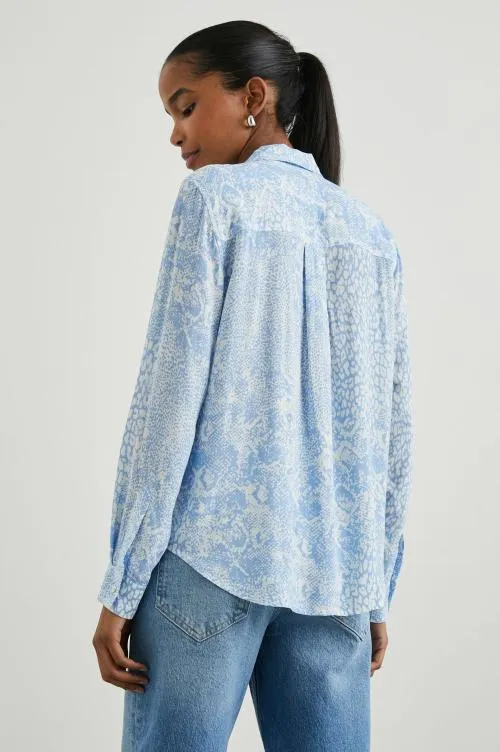 Women Rails Tops Josephine Shirt Aqua Mixed Animals Women Rails Tops Josephine Shirt Aqua Mixed Animals