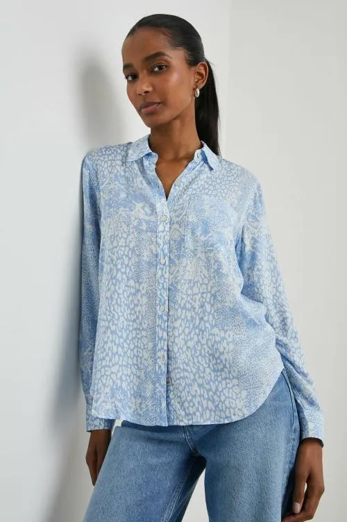 Women Rails Tops Josephine Shirt Aqua Mixed Animals Women Rails Tops Josephine Shirt Aqua Mixed Animals
