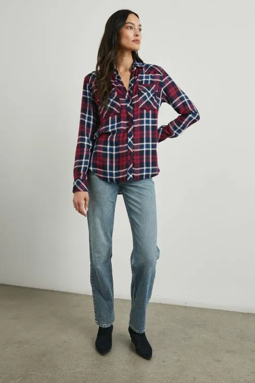 Women Rails Tops Kendra Shirt Navy Red White Women Rails Tops Kendra Shirt Navy Red White