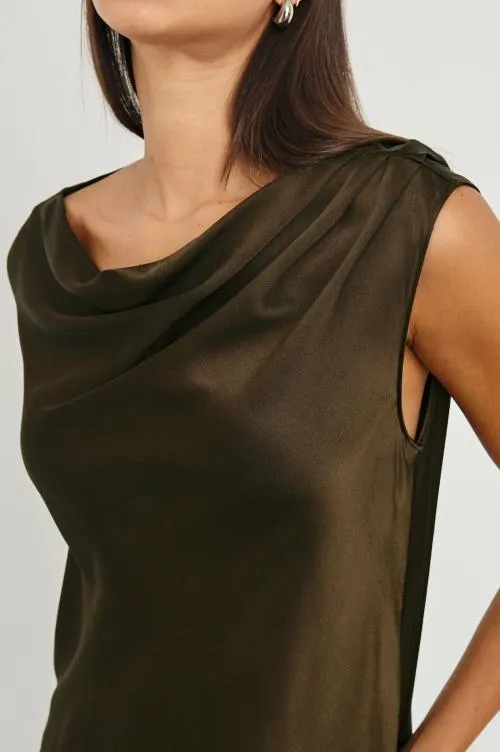 Women Rails Tops Lilly Top Dark Moss Women Rails Tops Lilly Top Dark Moss