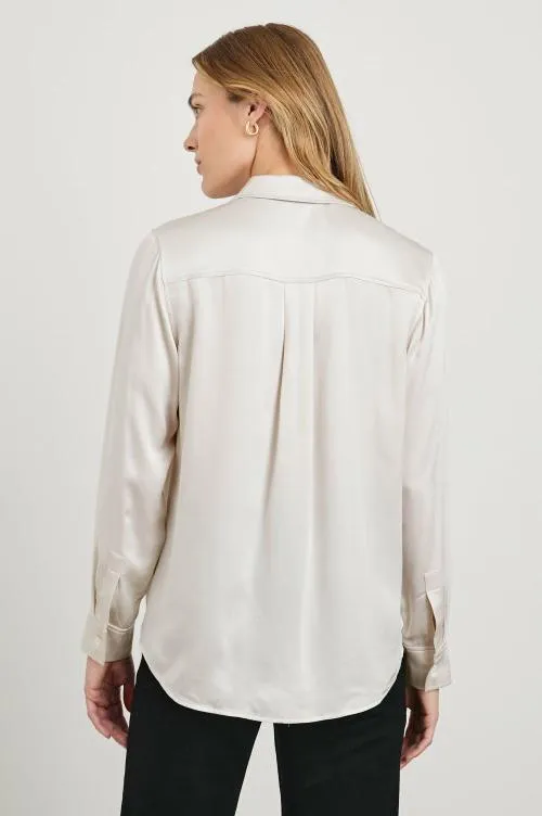Women Rails Tops Maria Shirt Ivory Women Rails Tops Maria Shirt Ivory