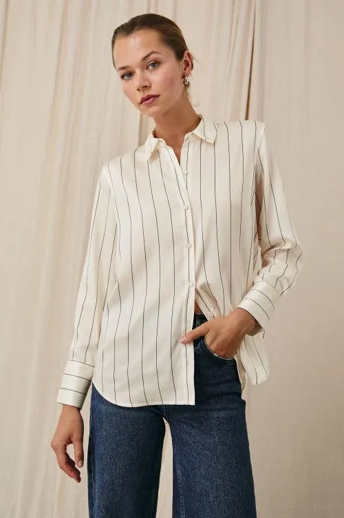 Women Rails Tops Saige Shirt Brixton Stripe