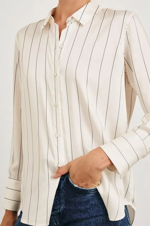 Women Rails Tops Saige Shirt Brixton Stripe Women Rails Tops Saige Shirt Brixton Stripe