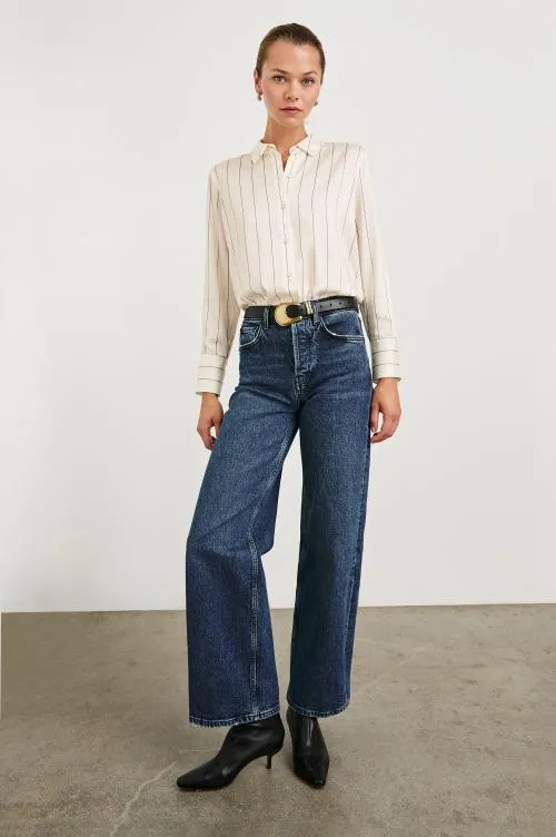 Women Rails Tops Saige Shirt Brixton Stripe Women Rails Tops Saige Shirt Brixton Stripe