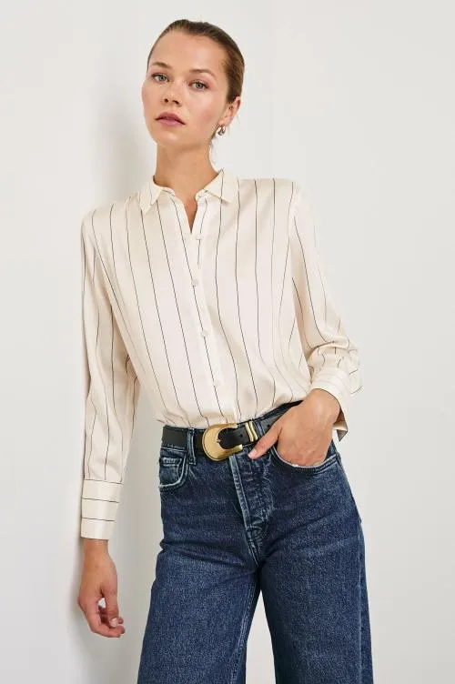 Women Rails Tops Saige Shirt Brixton Stripe Women Rails Tops Saige Shirt Brixton Stripe