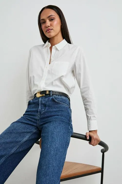 Women Rails Tops Stina Shirt White Women Rails Tops Stina Shirt White