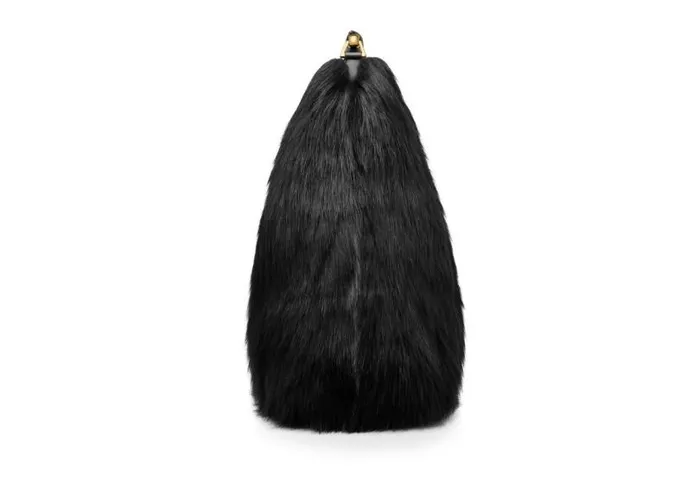 Women Shoulder Bags Tom Ford Faux Fur Bianca Large Hobo Black Women Shoulder Bags Tom Ford Faux Fur Bianca Large Hobo Black