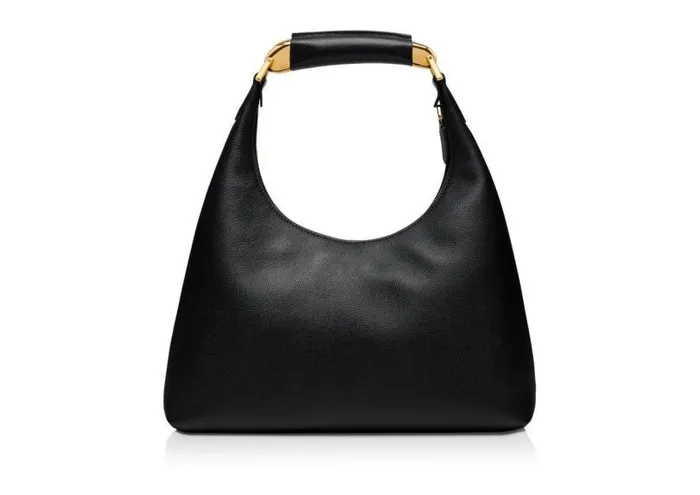 Women Shoulder Bags Tom Ford Grain Leather Bianca Small Hobo Women Shoulder Bags Tom Ford Grain Leather Bianca Small Hobo