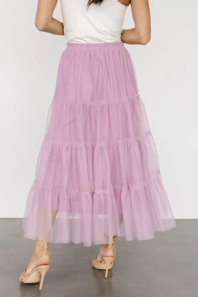 Women Skirts Baltic Born Galena Tulle Skirt Dusty Orchid Women Skirts Baltic Born Galena Tulle Skirt Dusty Orchid