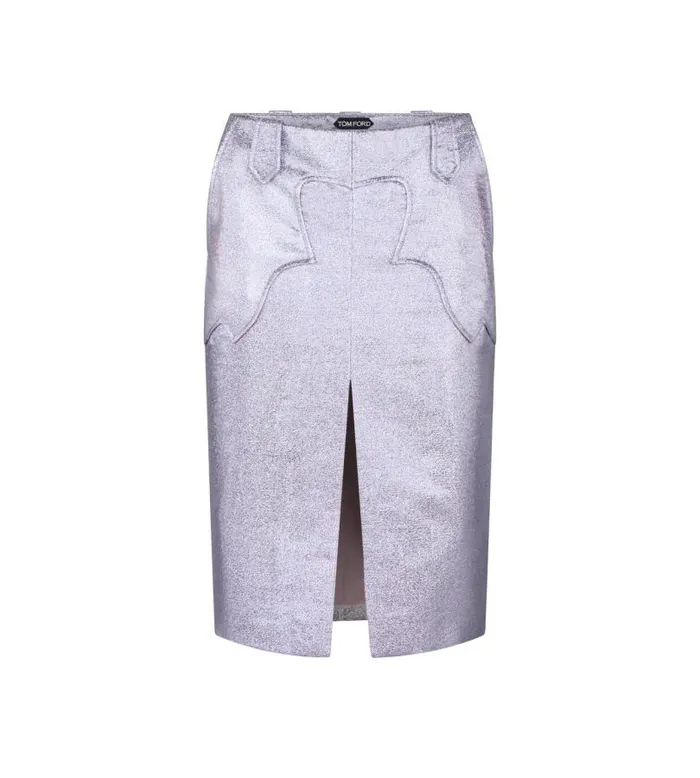 Women Skirts Tom Ford Iridescent Sable039 Skirt Light Violet