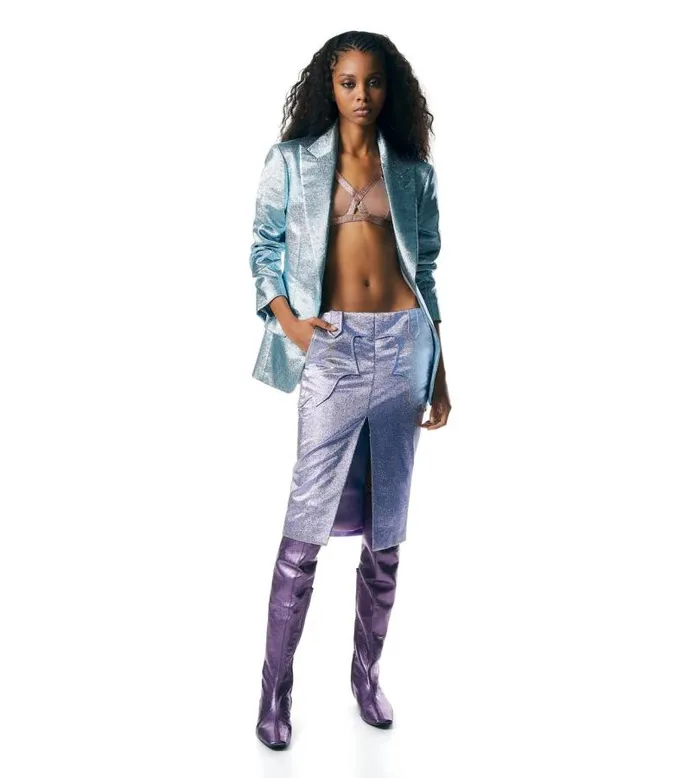 Women Skirts Tom Ford Iridescent Sable039 Skirt Light Violet Women Skirts Tom Ford Iridescent Sable039 Skirt Light Violet