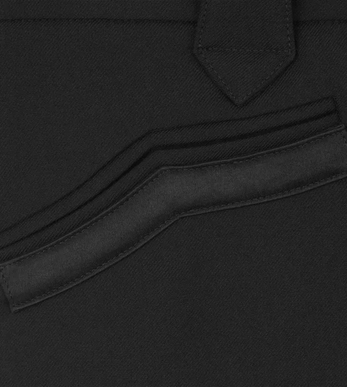 Women Skirts Tom Ford Wool Twill Tuxedo Skirt Black Women Skirts Tom Ford Wool Twill Tuxedo Skirt Black