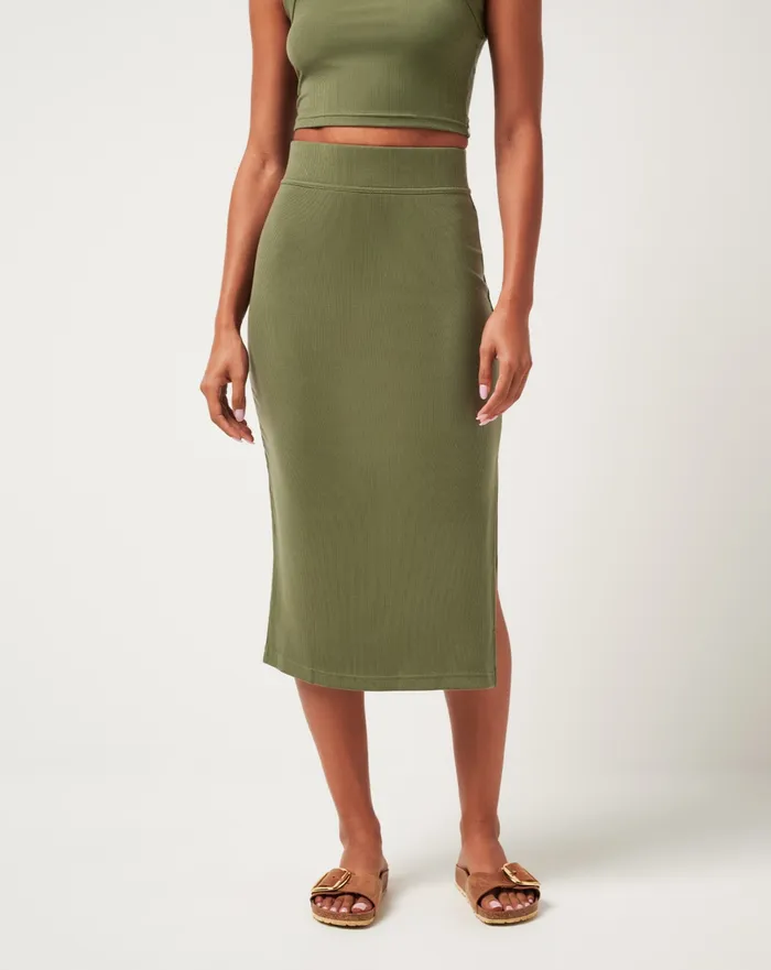 Women Skorts and Skirts TravisMathew CLOUD RIB SKIRT Clover