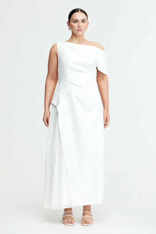 Women SUDDEN MIDI DRESS Ivory Acler Midi Dresses