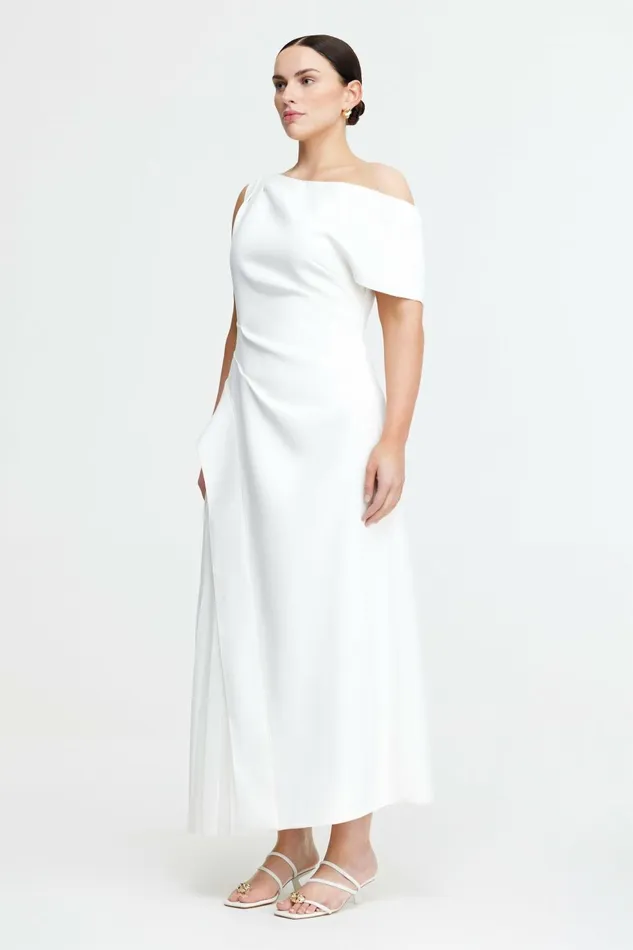 Women SUDDEN MIDI DRESS Ivory Acler Midi Dresses