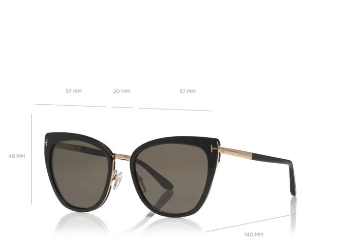 Women SUNGLASSES Tom Ford Simona Sunglasses Black Women SUNGLASSES Tom Ford Simona Sunglasses Black