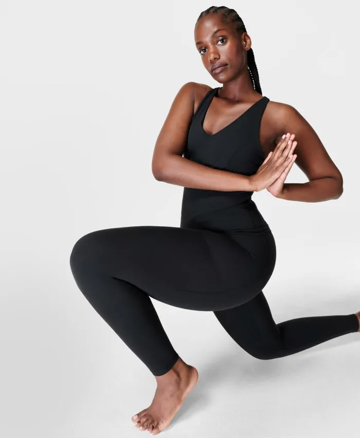 Women Super Soft Yoga Leggings Black Sweaty Betty Pocketed