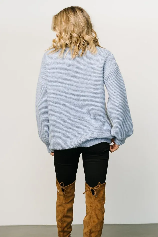 Women Sweaters Baltic Born Bentley Chunky Knit Sweater Blue