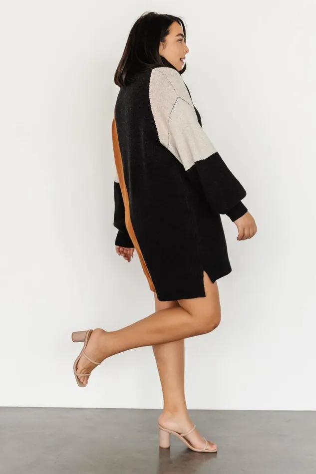 Women Sweaters Baltic Born Diego Sweater Dress Black Multi Women Sweaters Baltic Born Diego Sweater Dress Black Multi