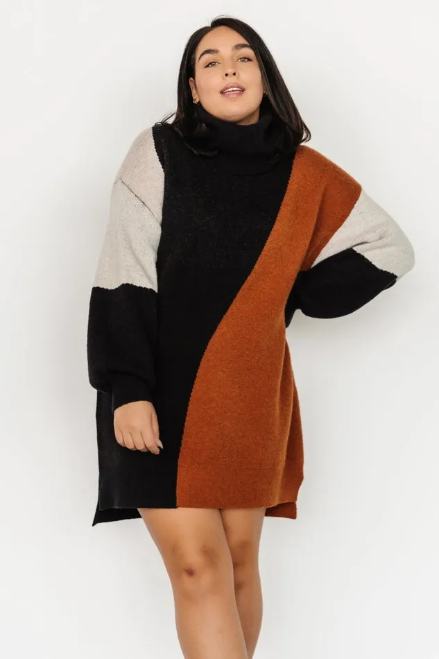 Women Sweaters Baltic Born Diego Sweater Dress Black Multi Women Sweaters Baltic Born Diego Sweater Dress Black Multi