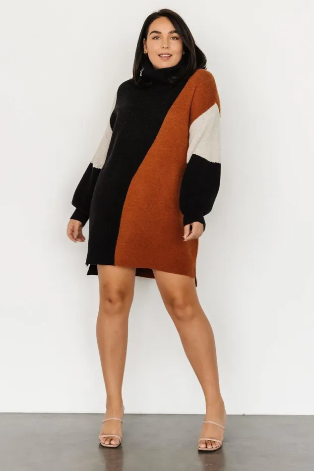 Women Sweaters Baltic Born Diego Sweater Dress Black Multi Women Sweaters Baltic Born Diego Sweater Dress Black Multi