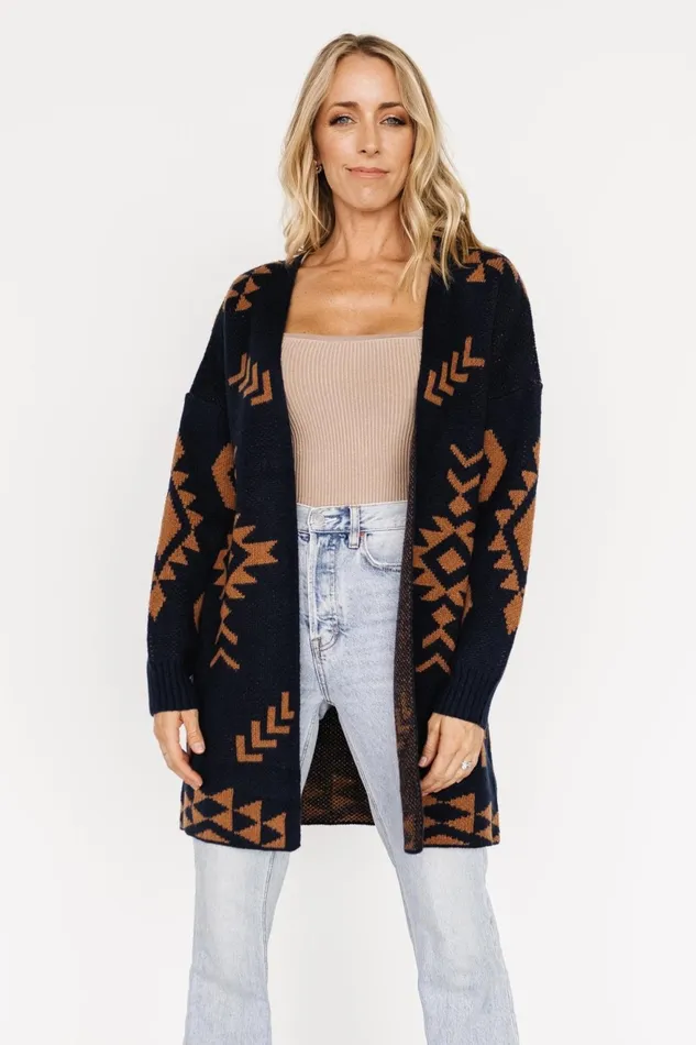 Women Sweaters Baltic Born Hays Oversized Cardigan Navy Camel Women Sweaters Baltic Born Hays Oversized Cardigan Navy Camel