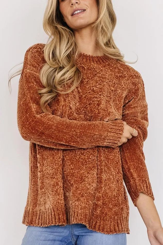 Women Sweaters Baltic Born Jillian Knit Sweater Copper Women Sweaters Baltic Born Jillian Knit Sweater Copper