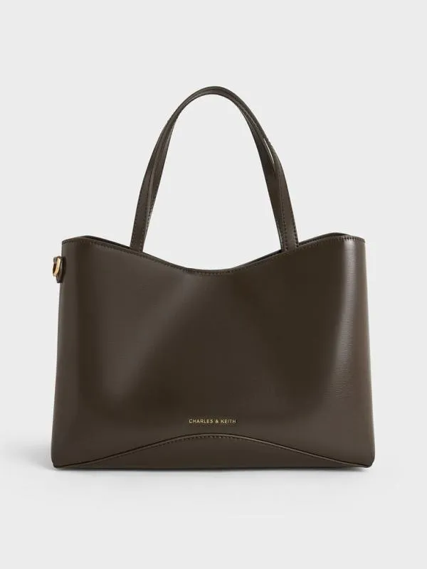 Women Sybill Tote Bag 8211 Dark Moss CHARLES and KEITH Tote Bags