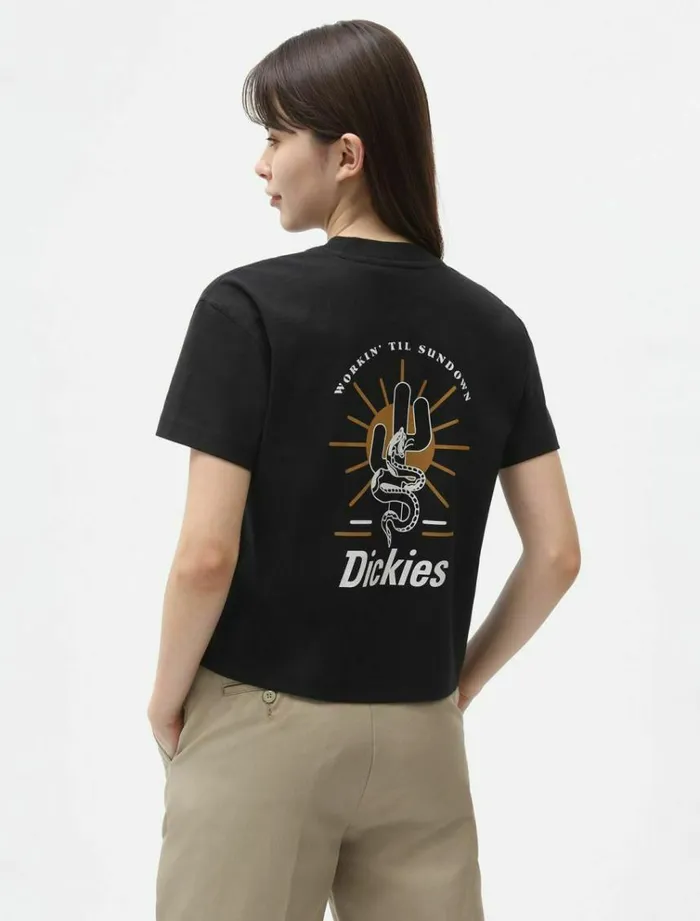 Women TShirts and Tops Dickies Bettles TShirt Black
