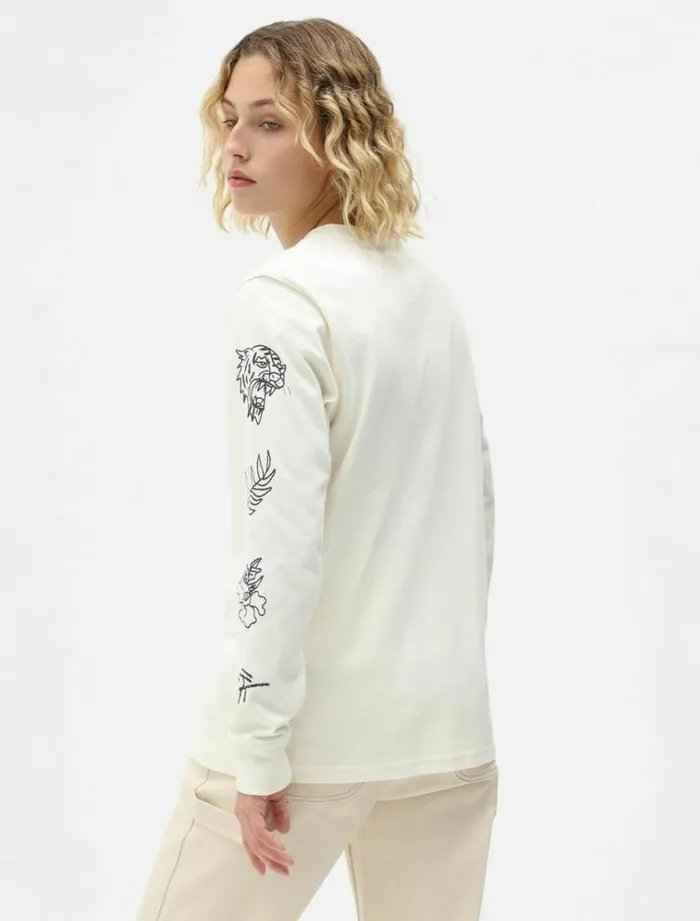 Women TShirts and Tops Dickies Harmony TShirt Ecru