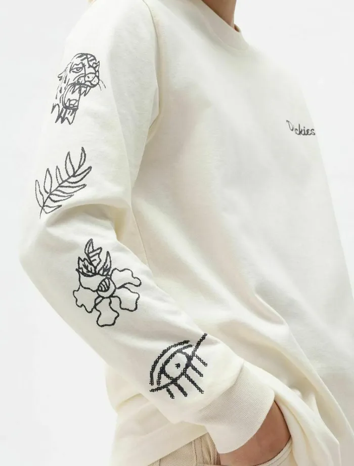 Women TShirts and Tops Dickies Harmony TShirt Ecru